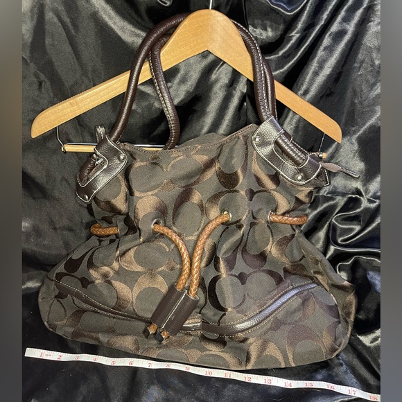 Coach brown purse handbag. Used. - Picture 2 of 10